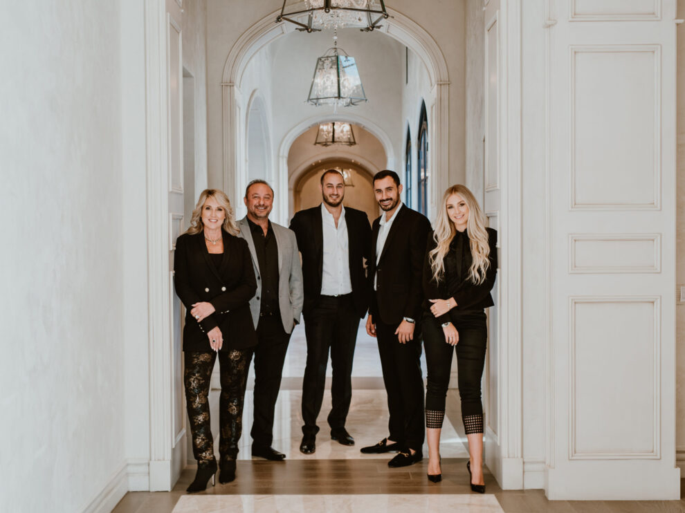 A family of five comprised of professional architects, luxury home builders, and interior designers that have built a business based on collaboration.
